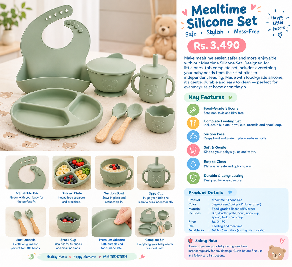 Mealtime Silicone Set