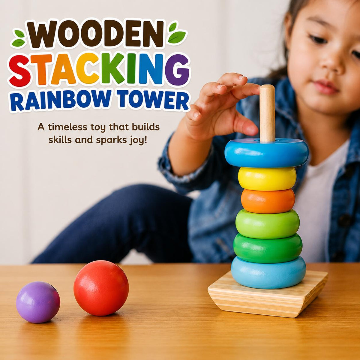 Rainbow Stacking Toy